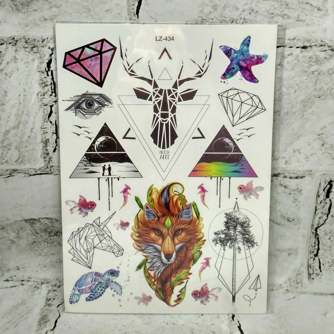 Временные тату Микс (LZ-434)