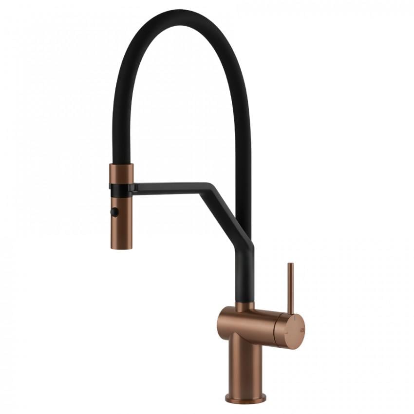 Змішувач для кухні Gessi Inedito Copper Brushed GHRC (60429125)