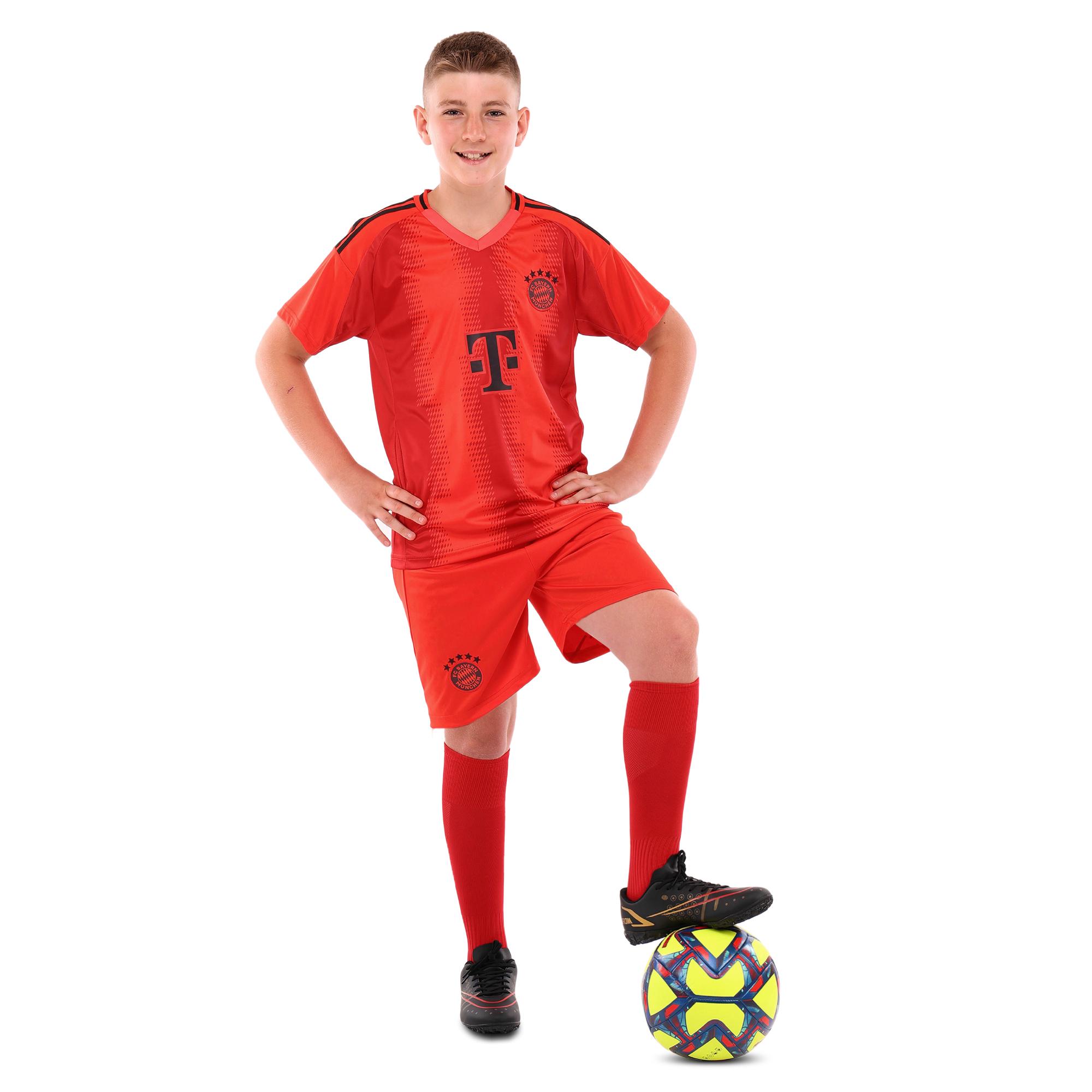 Форма футбольная детская BAYERN MUNCHEN гостевая 2025 р. 28 150-155 см Красный (CO-4732-28)