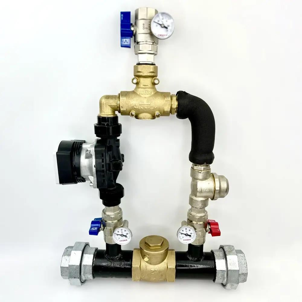 Термосмесительный узел с байпасом Квант LADOMIX.BP 50/7W 0-110 кВт