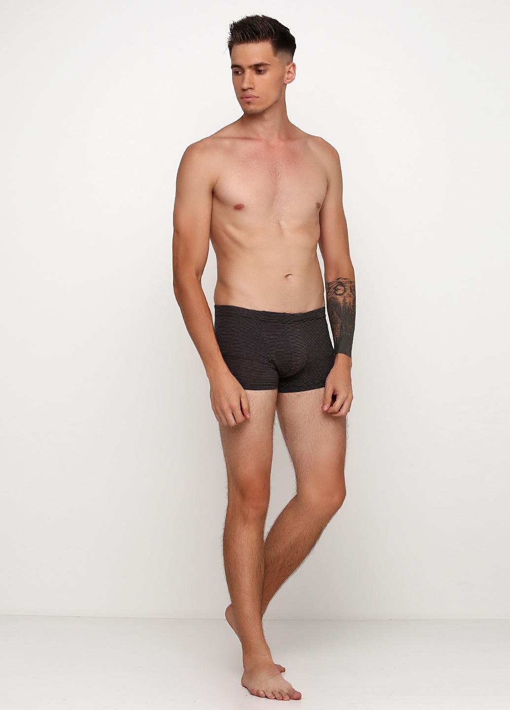 Трусы в полоску L Серый (5643107wer)