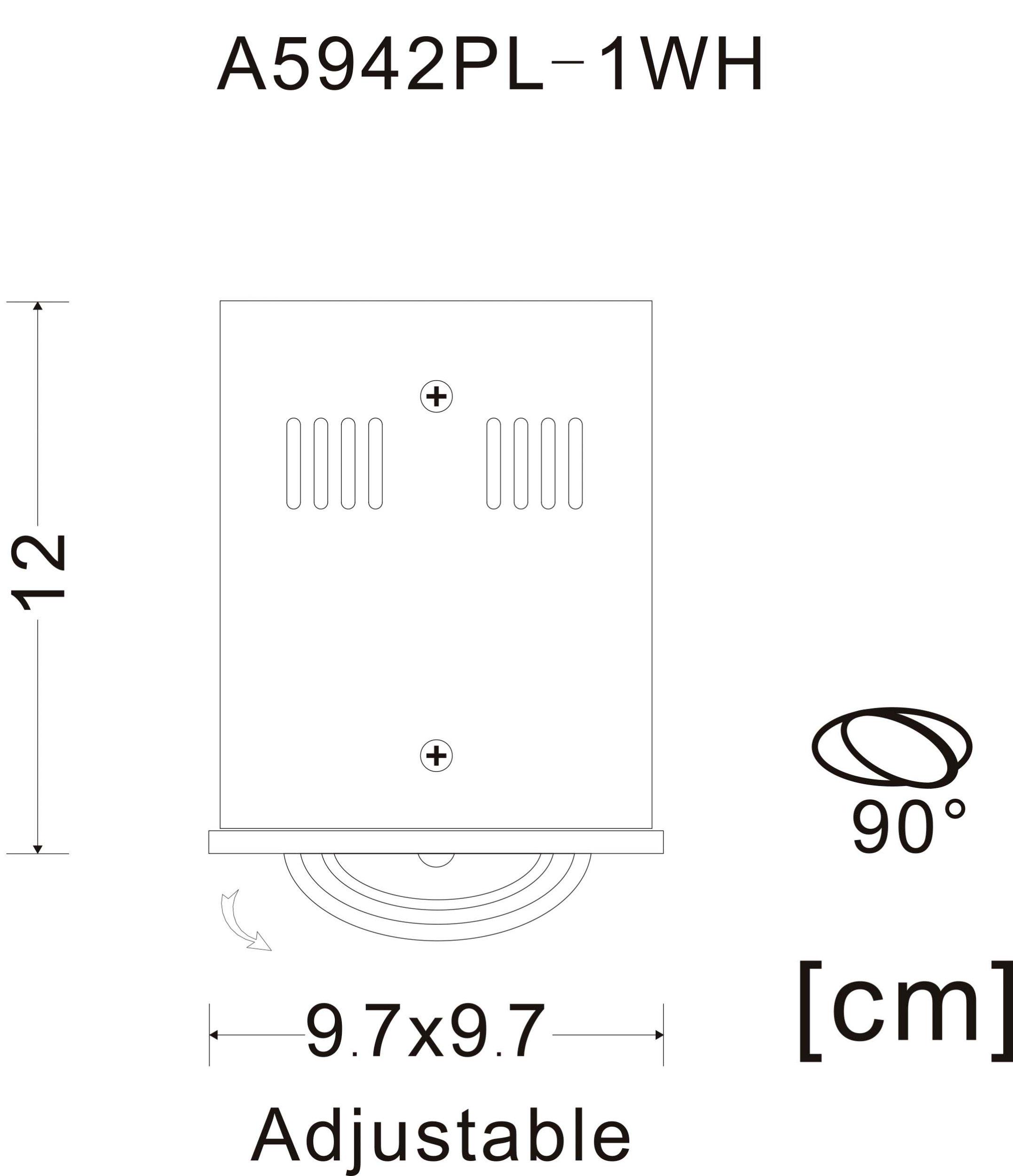 Світильник стельовий Arte Lamp CARDANI PICCOLO 50W GU10 Білий (A5942PL-1WH) - фото 5