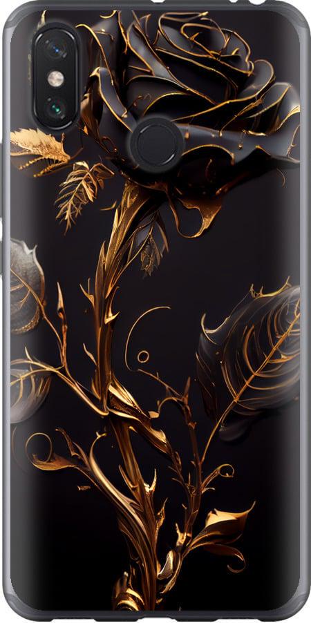 Чехол на Xiaomi Mi Max 3 Роза 3 (5552u-1534-42517)