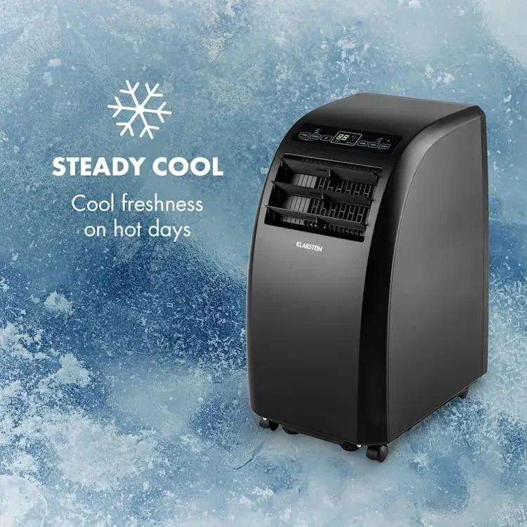 Кондиціонер мобільний Klarstein Metrobreeze Rom 29-49 м² 10 000 BTU A+ Wi-Fi - фото 8 Кондиціонер мобільний Klarstein Metrobreeze Rom 29-49 м² 10 000 BTU A+ Wi-Fi - фото 8