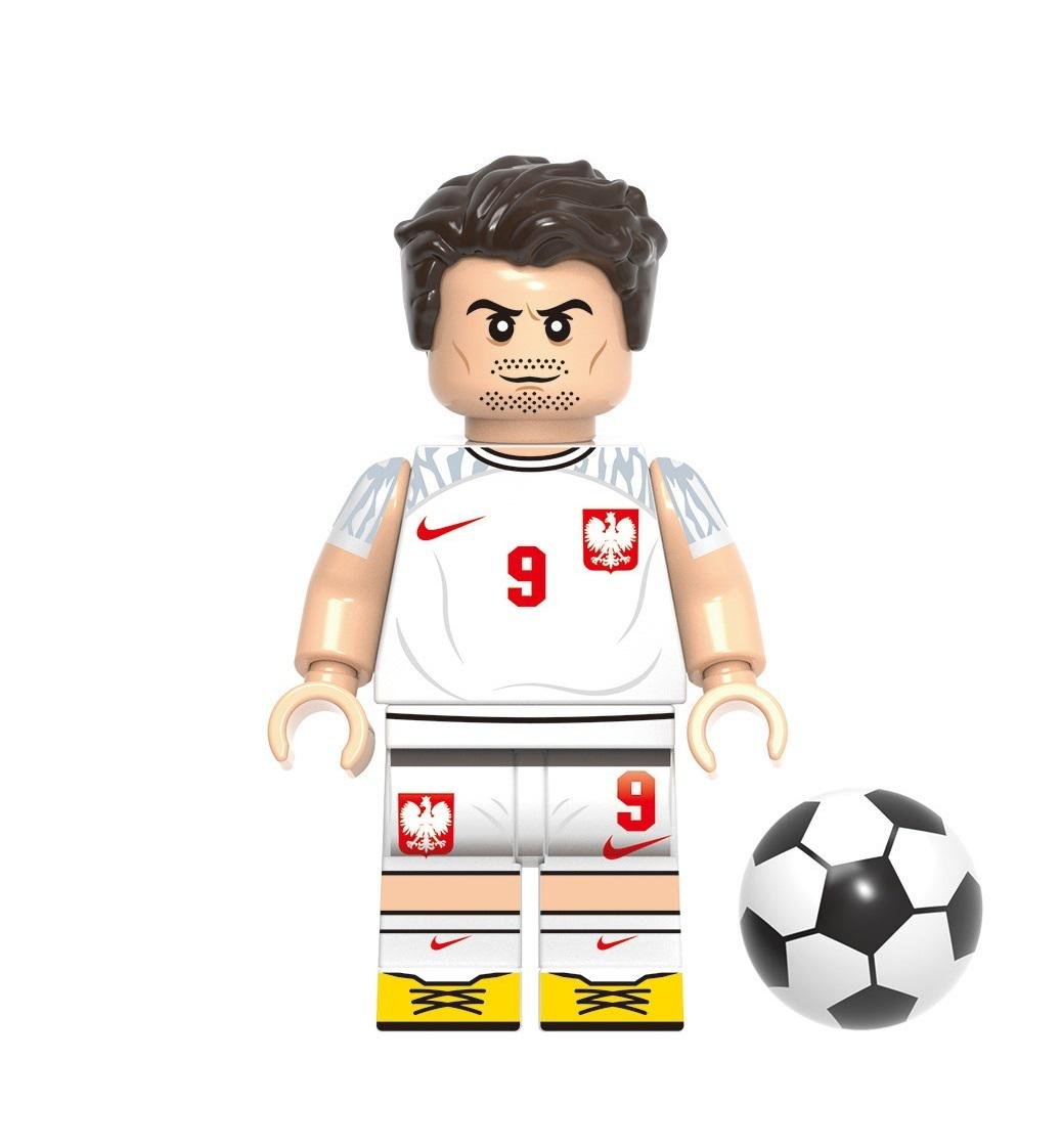 Конструктор человечек Роберт Левандовски в форме сборной Польши (26972739)