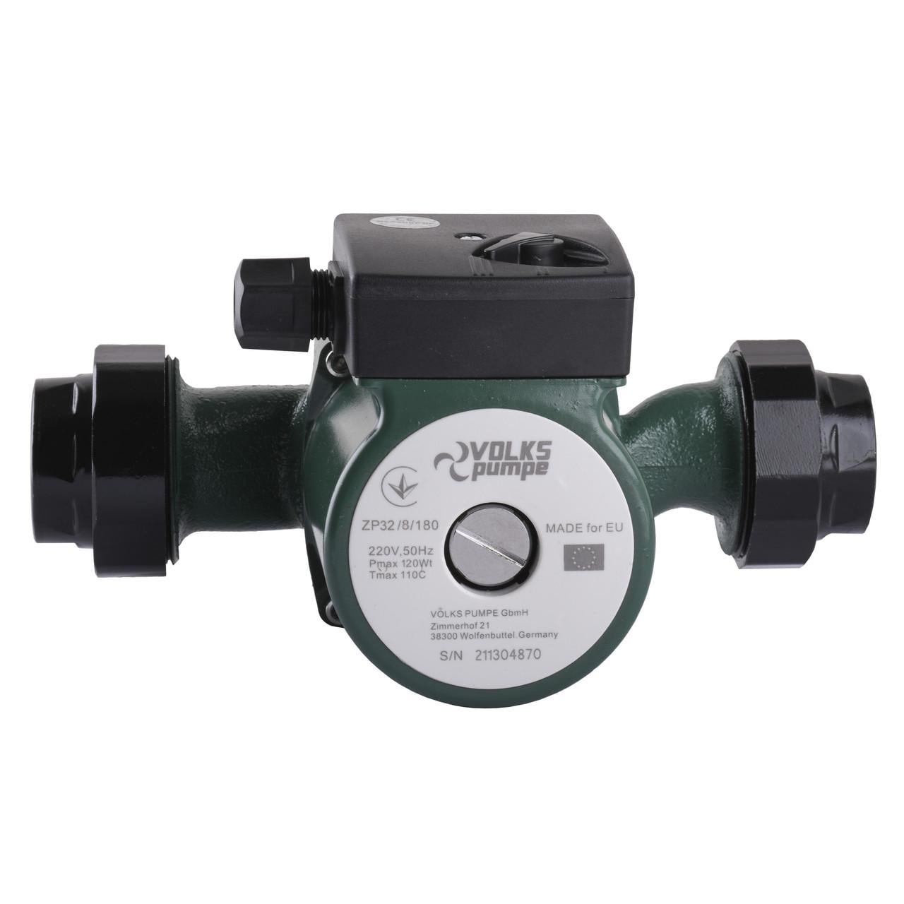 Насос циркуляционный VOLKS pumpe ZP32/8 180 мм/гайки