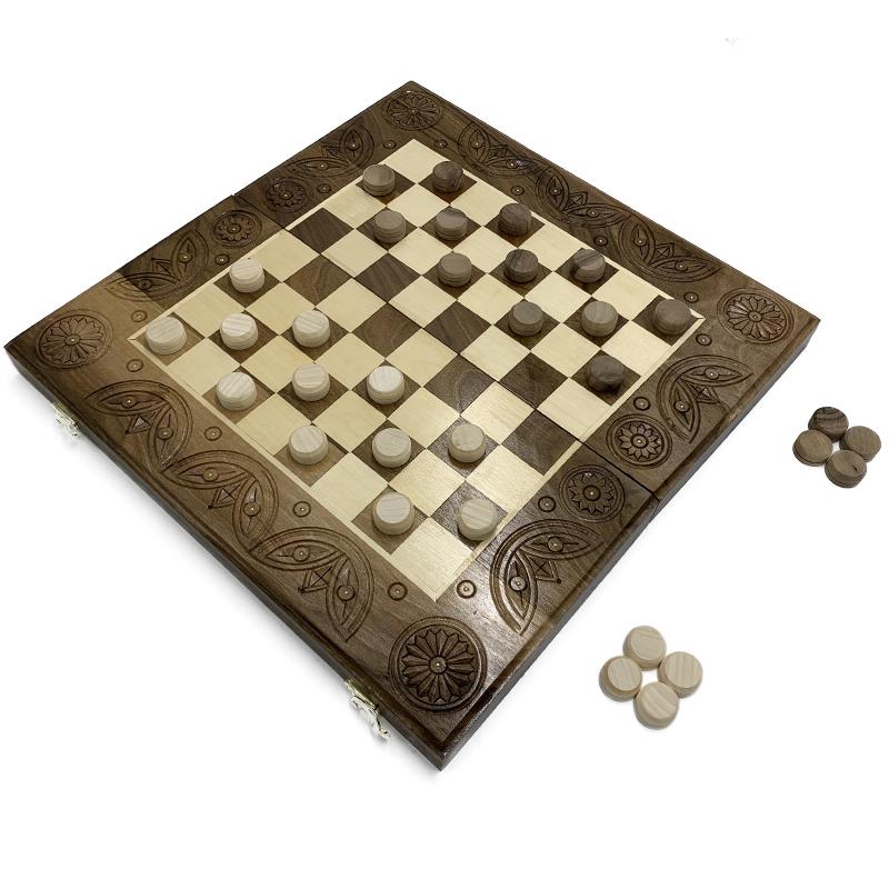 Игра настольная 3в1 Newt Set Game шахматы/шашки/нарды (NR-3535) - фото 4