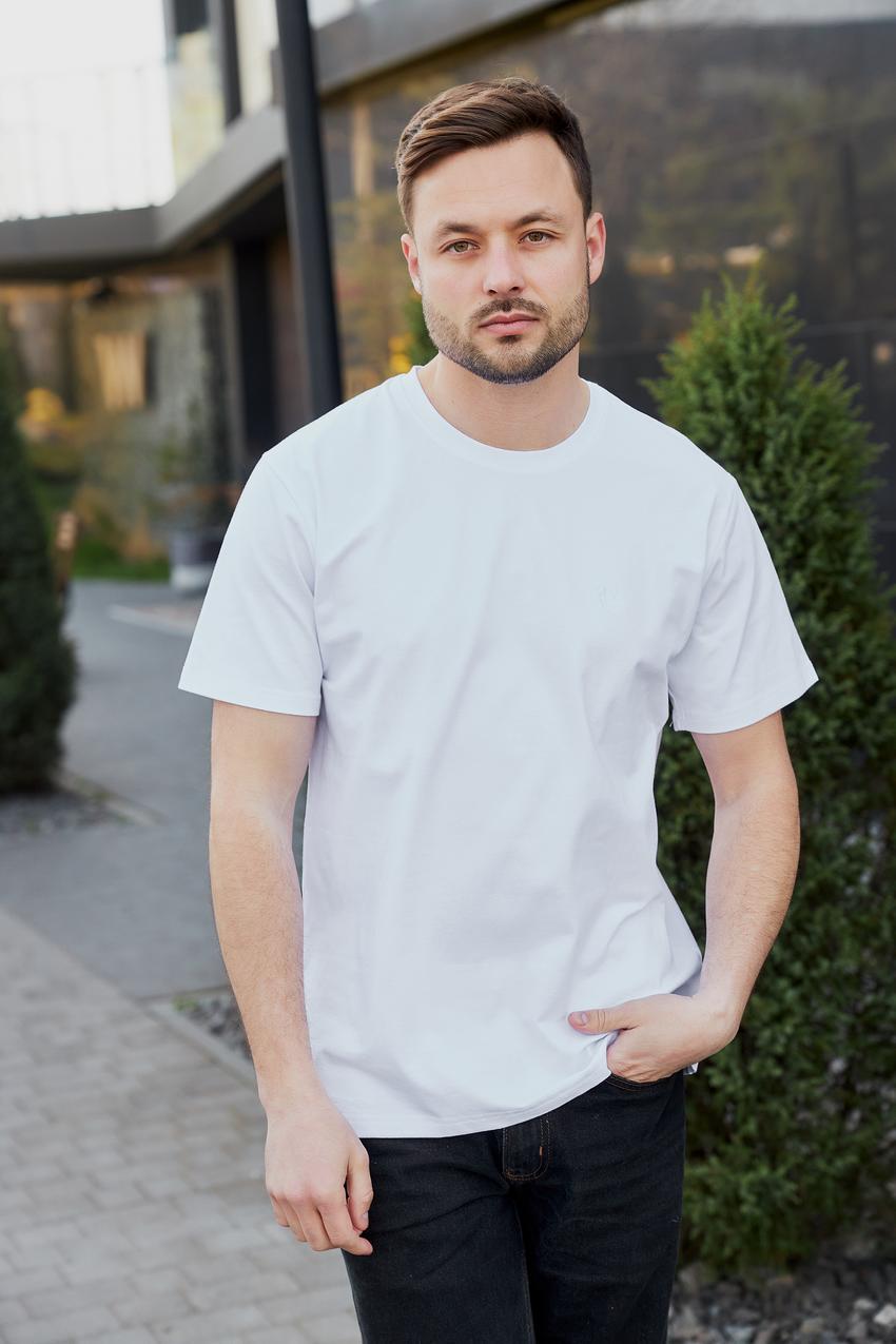 Футболка мужская М0174 XL Белый (899-1-63)