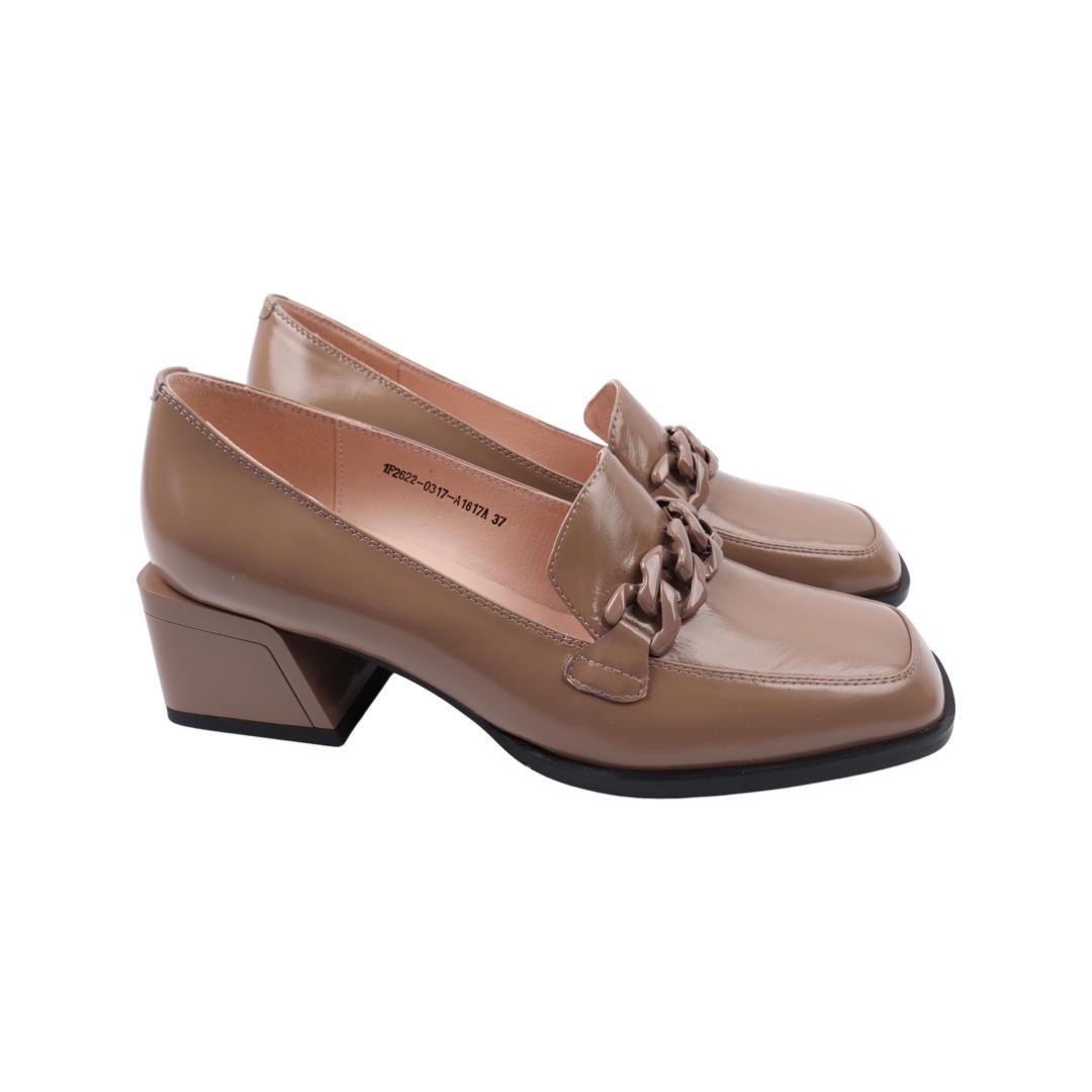 Туфли женские Molka из кожи р. 37 Капучино (201-22DT)