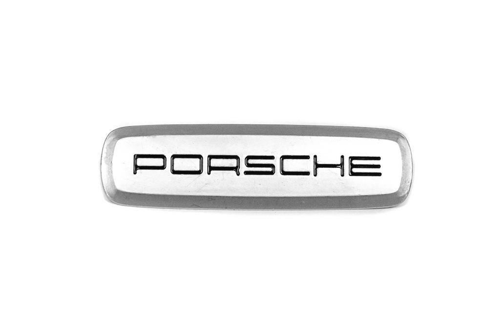 Шильдик для ковриков Digital Designs для Porsche алюминий 1 шт. Серый (125986)