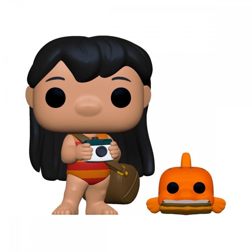 Фігурка Funko Pop Ліло і Стіч Ліло з тунцем Lilo and Stitch Lilo with pudge 10 см