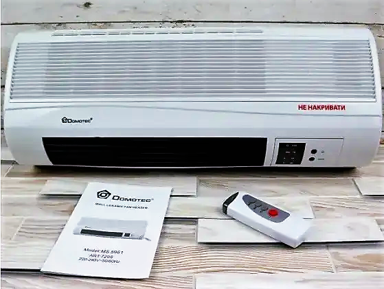 Тепловентилятор Domotec MS-5961 настенный 2000W - фото 4