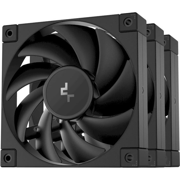 Кулер для ПК DeepCool FD12 3-pack 120x120x25 мм Black (R-FD12-BKNPN3-G)