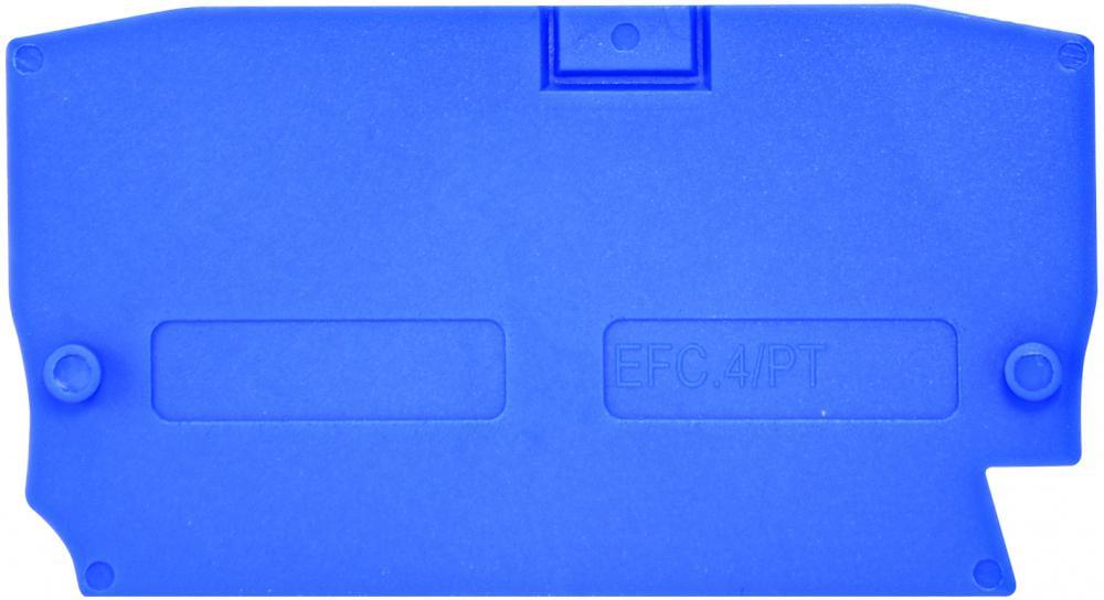 Пластина боковая для наборных клемм ETI ESH-EFC.4/PTB ESH-EFC.4B Cиний (3903264)