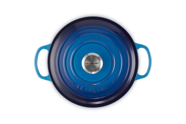 Кастрюля Le Creuset Signature с крышкой 4,2 л Синий (21177242202430) - фото 4