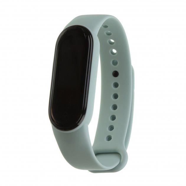 Ремінець для Xiaomi Mi Band 5/6/7 Light Grey (7844300) - фото 1