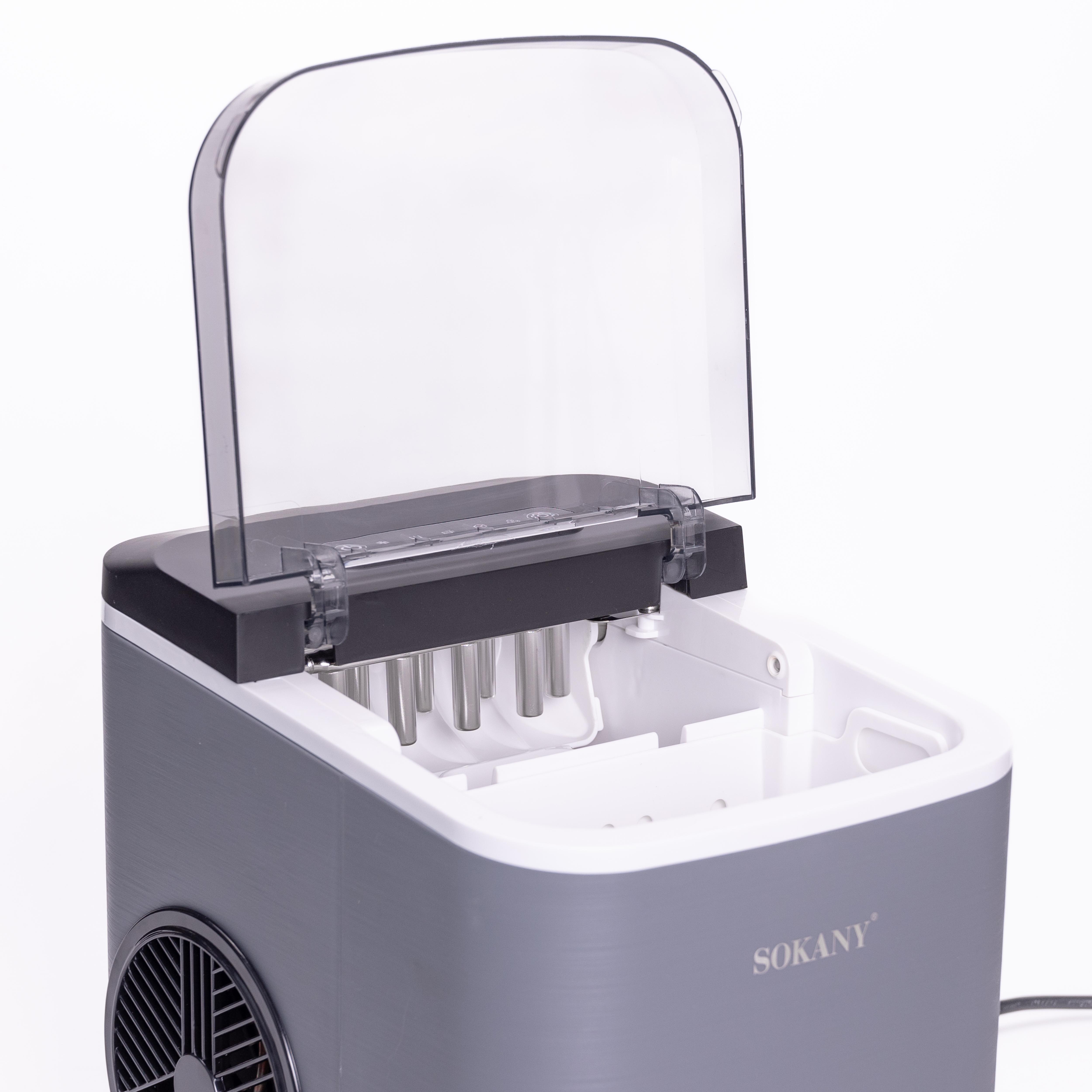 Льдогенератор Sokany SK-03038 із пластиковим корпусом 112 Вт Чорний (147-107-SK-03038) - фото 7