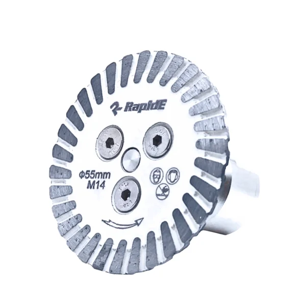 Диск алмазний міні RapidE Turbo Blade 55ммхМ14 для чищення клею з під СВП