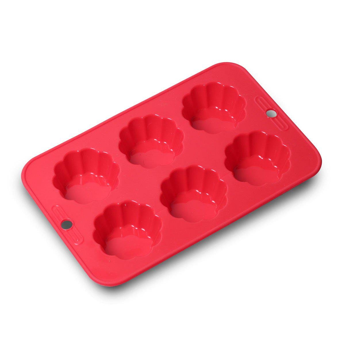 Форма силиконовая Kamille прямоугольная 28x18x3,5 см порционная (KM-7753)