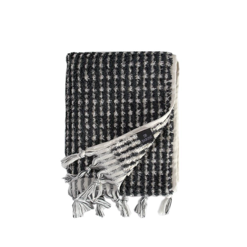 Полотенце Barine Curly Bath Towel 450 г/кв. м 45x95 см Кремово-черный (15289274) Полотенце Barine Curly Bath Towel 450 г/кв. м 45x95 см Кремово-черный (15289274)