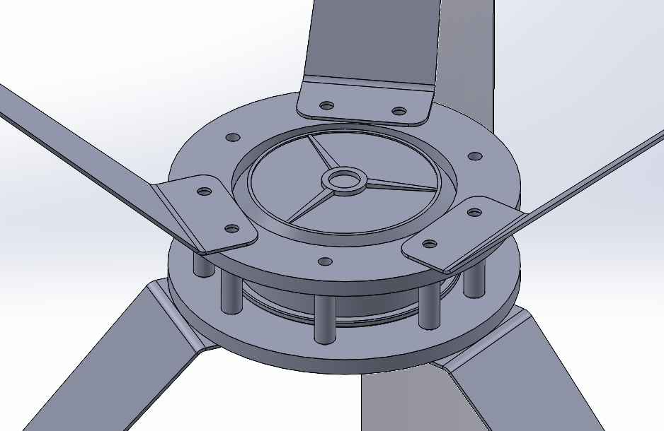 Вітрогенератор вертикальний 2,6 кВт (26339549) - фото 7