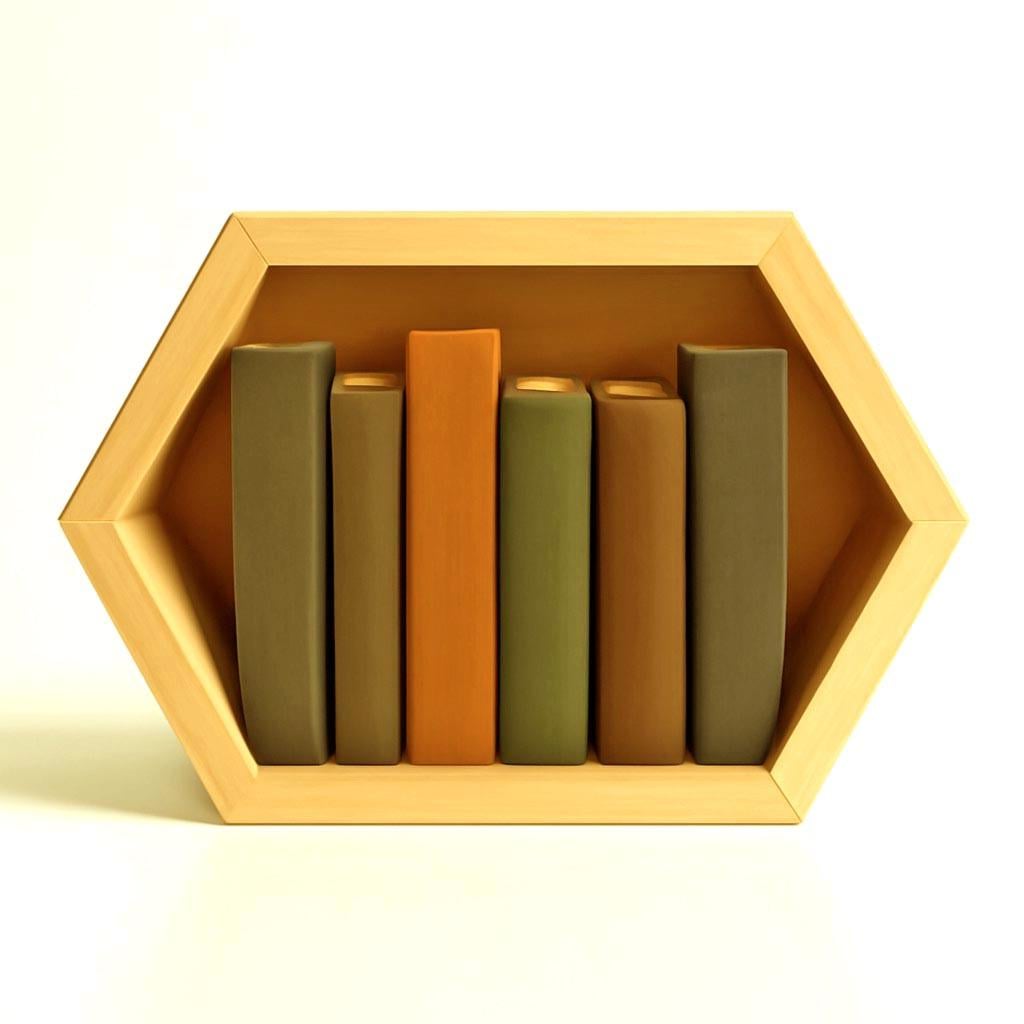 Полка книжная настольная из дерева Лозорейра Карри (КПА-007103)