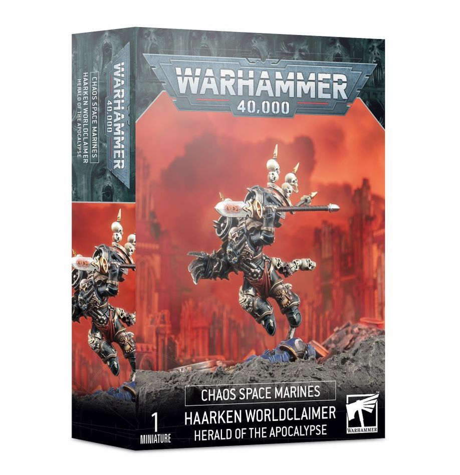 Мініатюри Games Workshop CHAOS SPACE MARINES: HAARKEN WORLDCLAIMER (2355762125)
