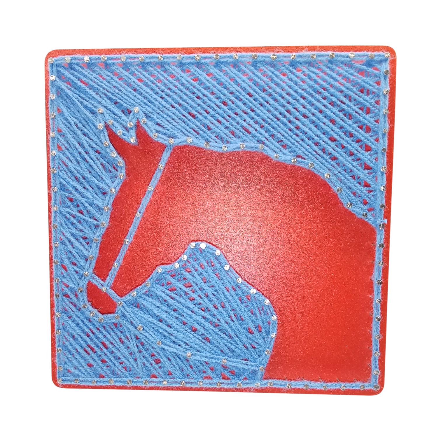 Набір для творчості стринг-арт Кінь варіант-3 200х200 мм (30728036)