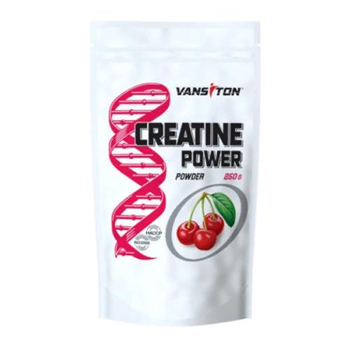 Креатин моногідрат Vansiton Creatine Monohydrate 250 г 50 порцій Cherry - фото 1