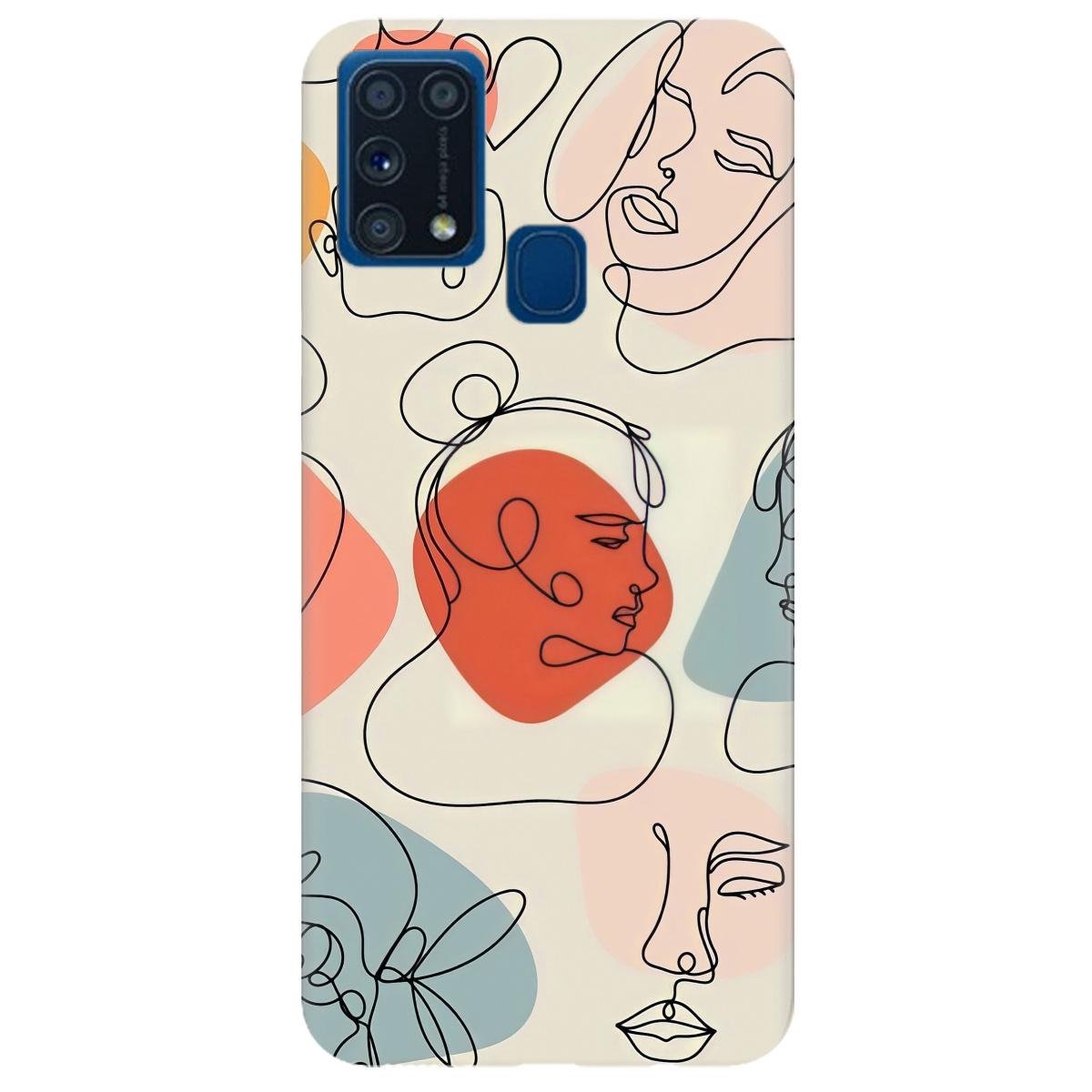 Силиконовый чехол Zorrov для Samsung Galaxy M31 - Pastel (14190040261117346)