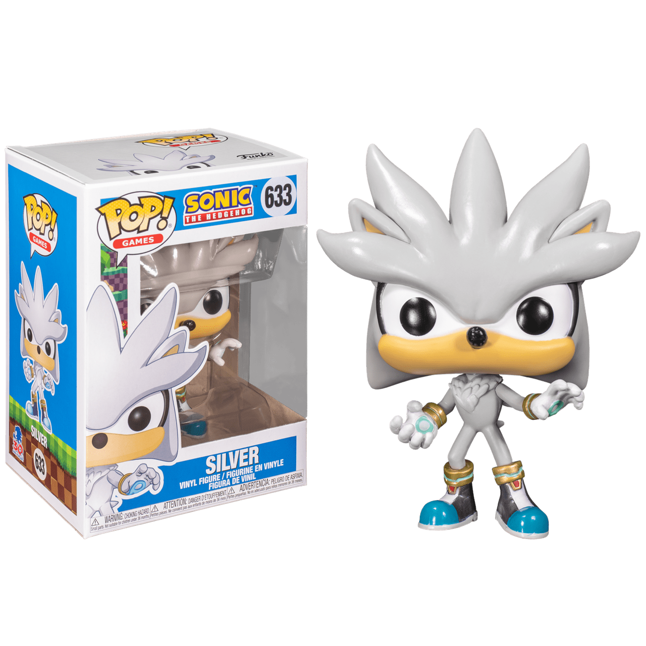 Фігурка Funko Pop Sonic The Hedgehog Silver 10 см (SH S 633) - фото 3