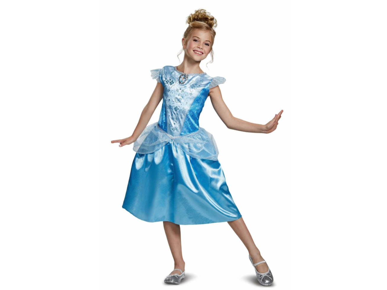 Костюм карнавальний Disney Princess Cinderella Попелюшка сукня з блискітками 90-104 см