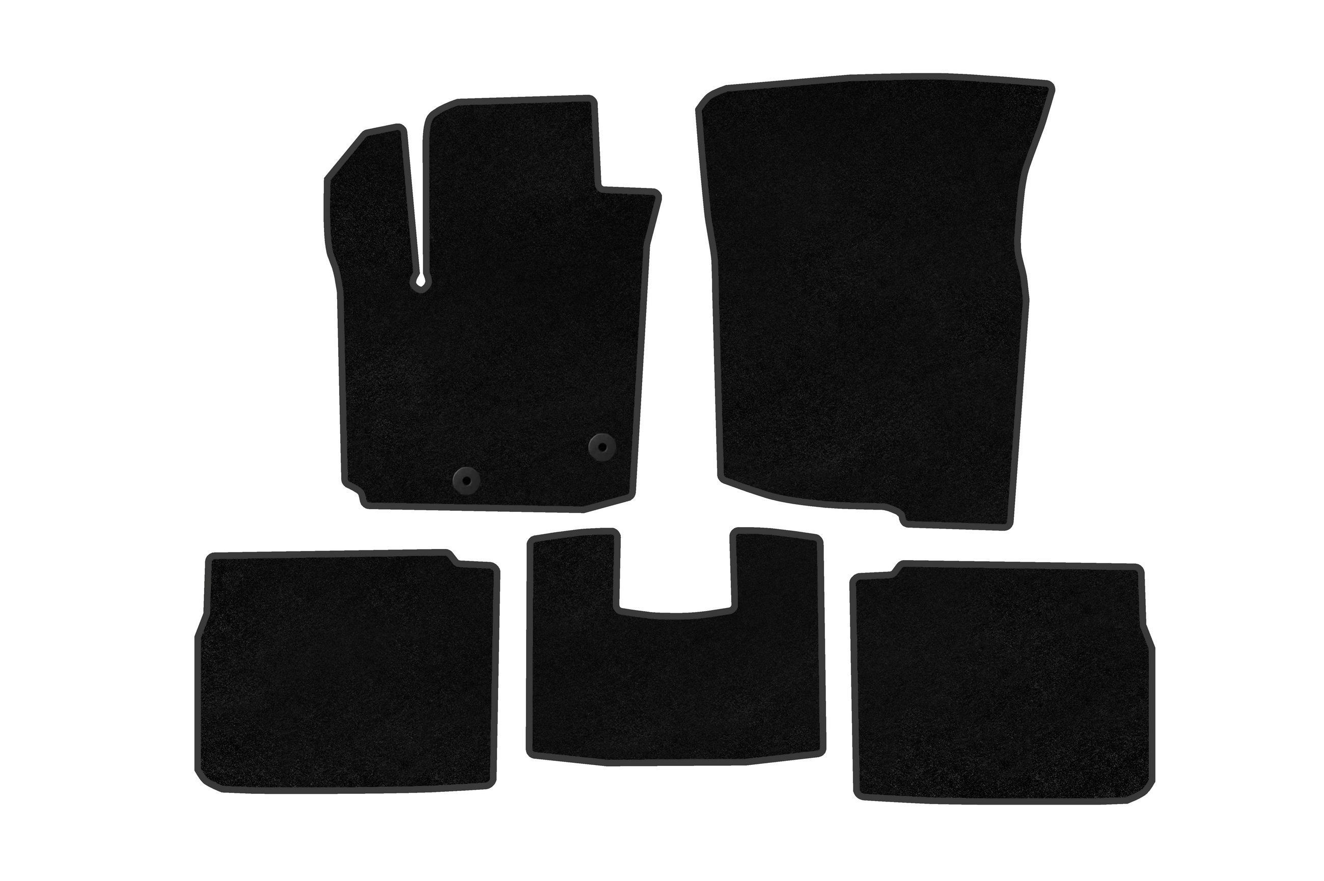 Коврики автомобильные Digital Designs Deluxe для Suzuki SX4 S-Cross 2021- гг. ткань Черный (185138)