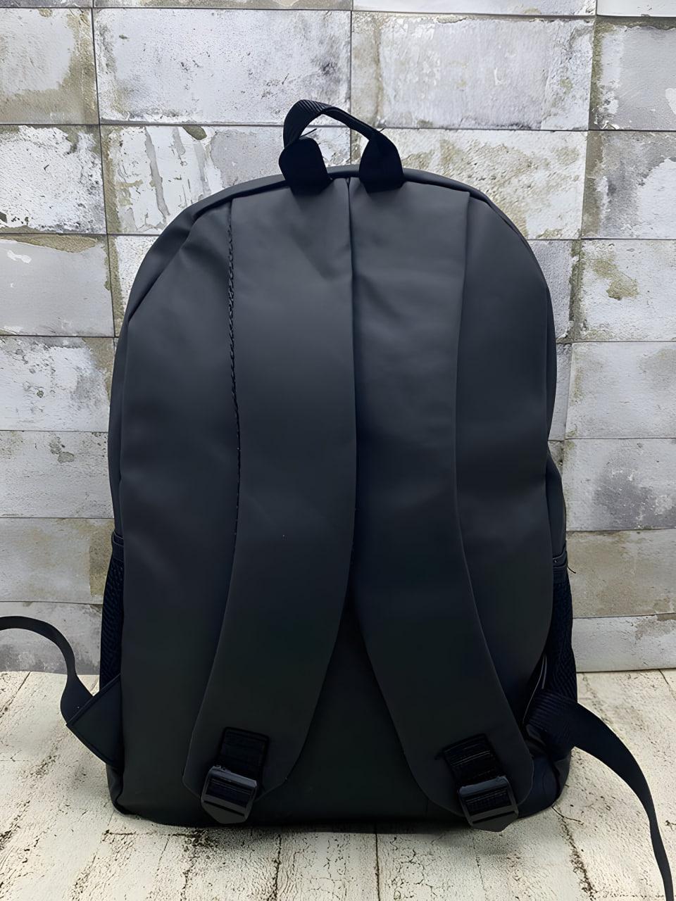 Рюкзак міський з матовим покриттям 43х30х14 см Чорний (7832) - фото 5