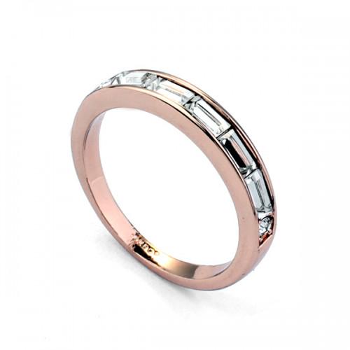 Кольцо с кристаллами Сваровски 96701 Italina р. 17 Белый