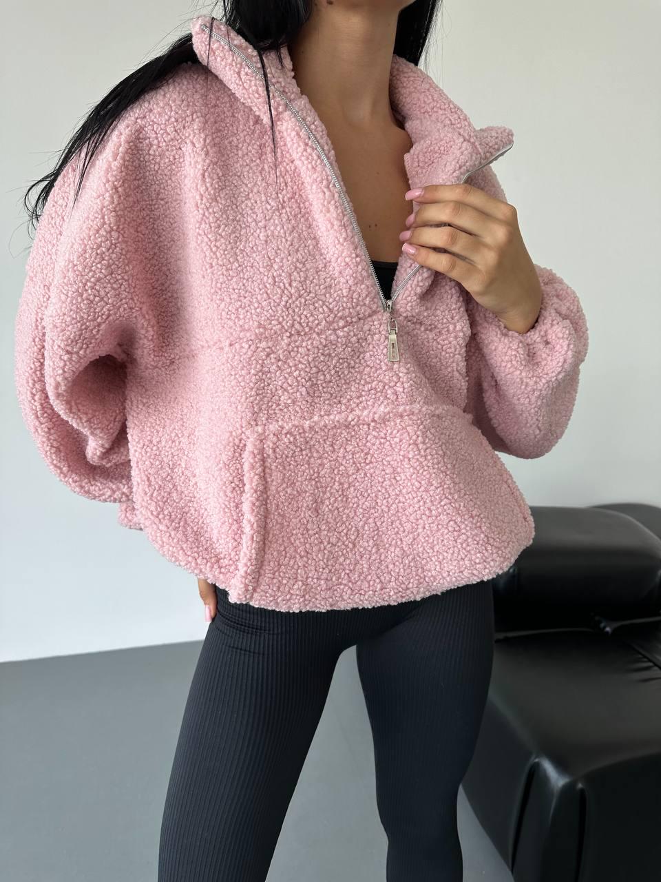 Худи Тедди экомех р. 42-48 Пудровый (21295879) - фото 2 Худи Тедди экомех р. 42-48 Пудровый (21295879) - фото 2