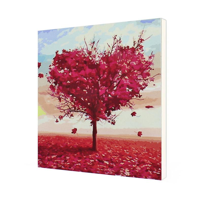 Картина по номерам Lesko DIY WH-80637 "Дерево любви"