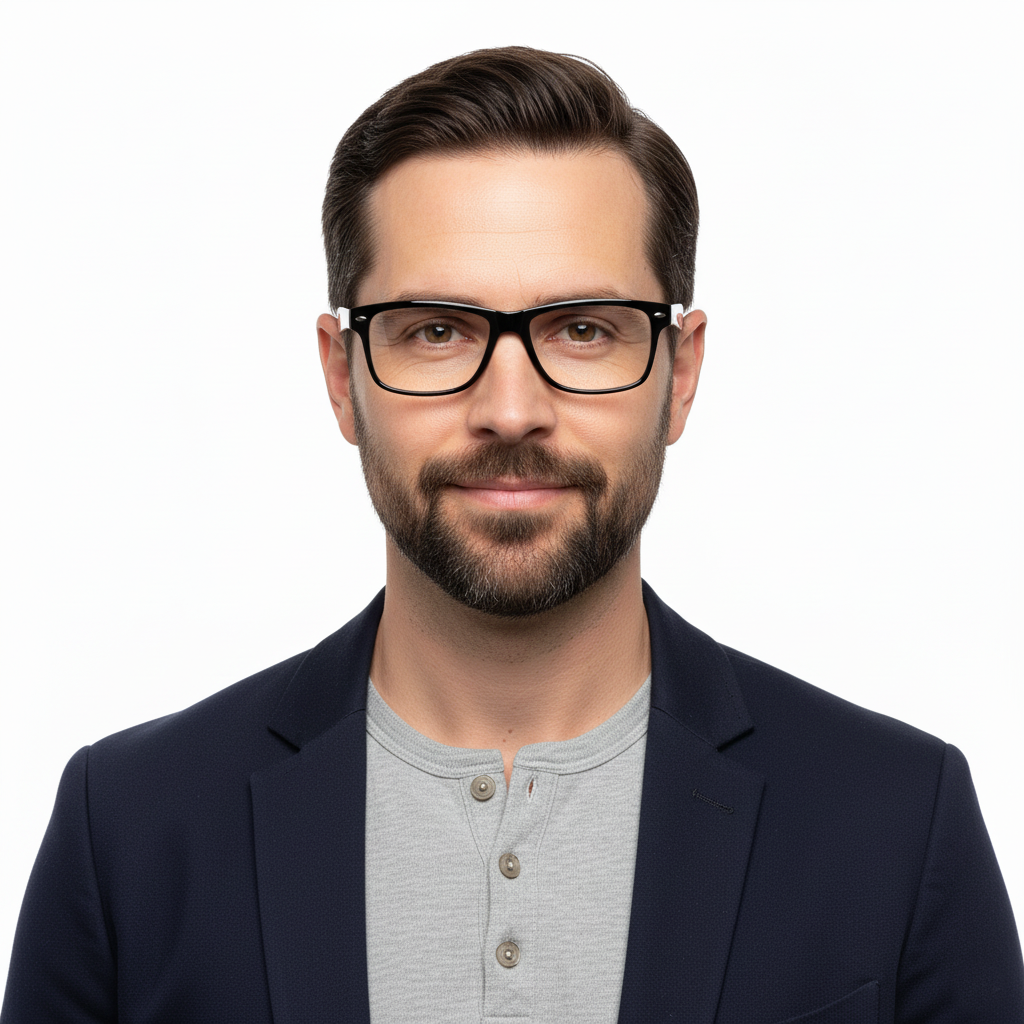 Окуляри чоловічі для зору в пластиковій оправі на флексі С1 +6.0 (911)