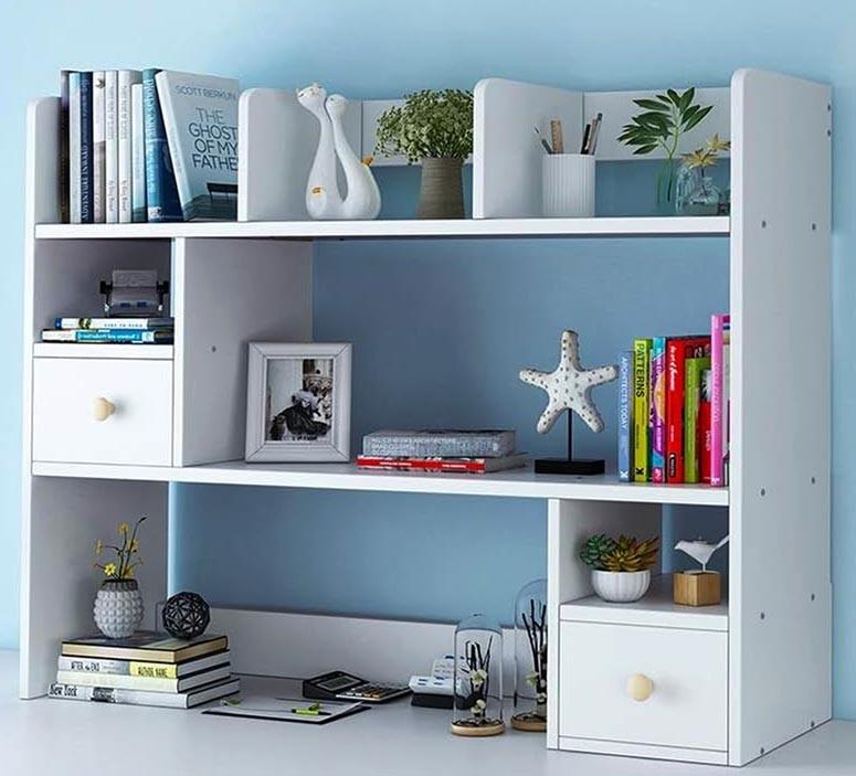 Полка-надстройка настольная из дерева Сторлен зефир (АКД-006420)