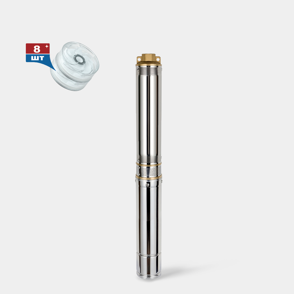 Глибинний відцентровий насос TEKK HAUS 4SDM 8/370 з кабелем 30 м - фото 5 Глибинний відцентровий насос TEKK HAUS 4SDM 8/370 з кабелем 30 м - фото 5