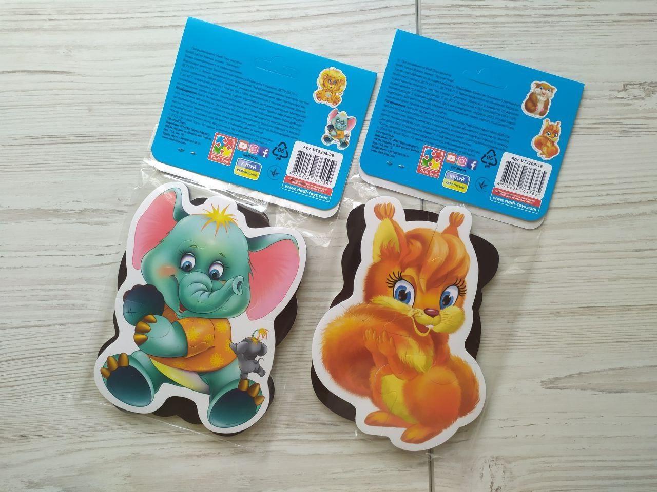 Комплект магнітних бебі пазлів Vladi Toys Зоопарк VT3208-28 та Пухнастики VT3208-18 українською - фото 2 Комплект магнітних бебі пазлів Vladi Toys Зоопарк VT3208-28 та Пухнастики VT3208-18 українською - фото 2