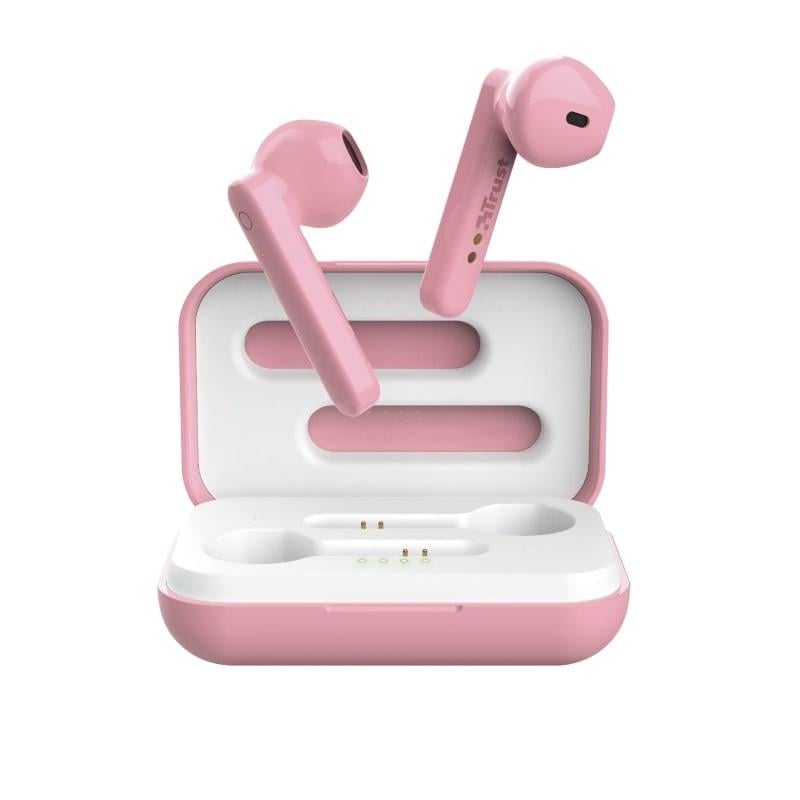 Навушники бездротові Bluetooth Trust Primo Touch True Wireless, Pink (iz15491) - фото 1