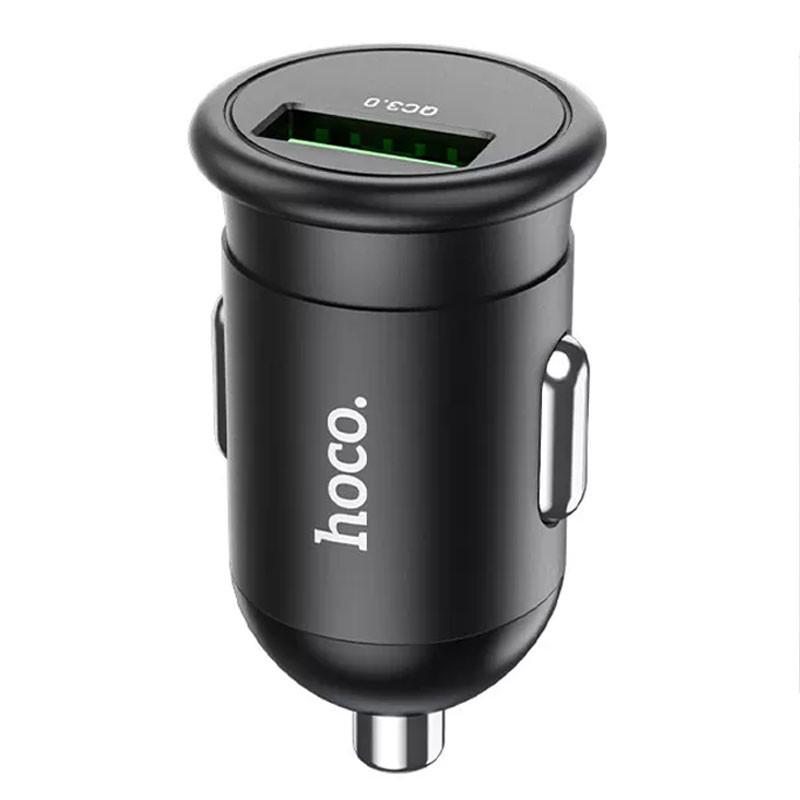 Зарядное устройство автомобильное Hoco Z43 QC3.0 1USB/18W Черный (00000053979_1)