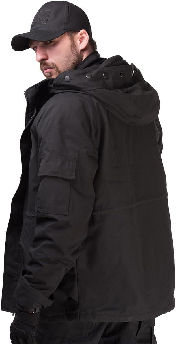 Куртка мужская G8 HAN WILD военная зимняя ветрозащитная на флисе L Black (G8100715L) - фото 4 Куртка мужская G8 HAN WILD военная зимняя ветрозащитная на флисе L Black (G8100715L) - фото 4