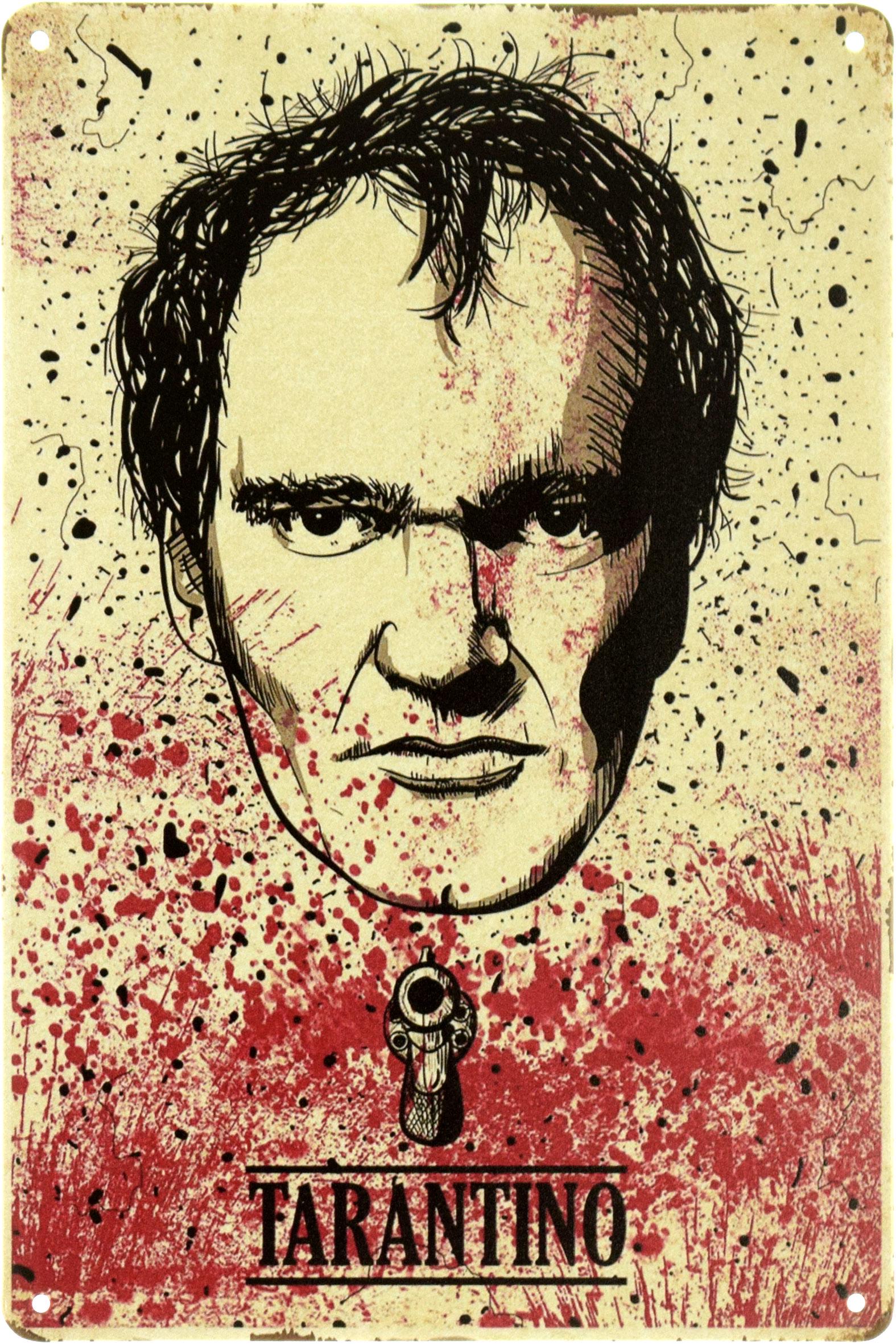 Табличка металлическая "Tarantino" 20x30 см (ms-104042)