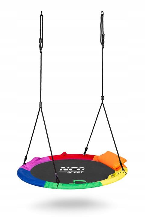 Кресло-качели подвесные Neo-sport SWINGO XXL гнездо аиста 120 см Разноцветный (1060)