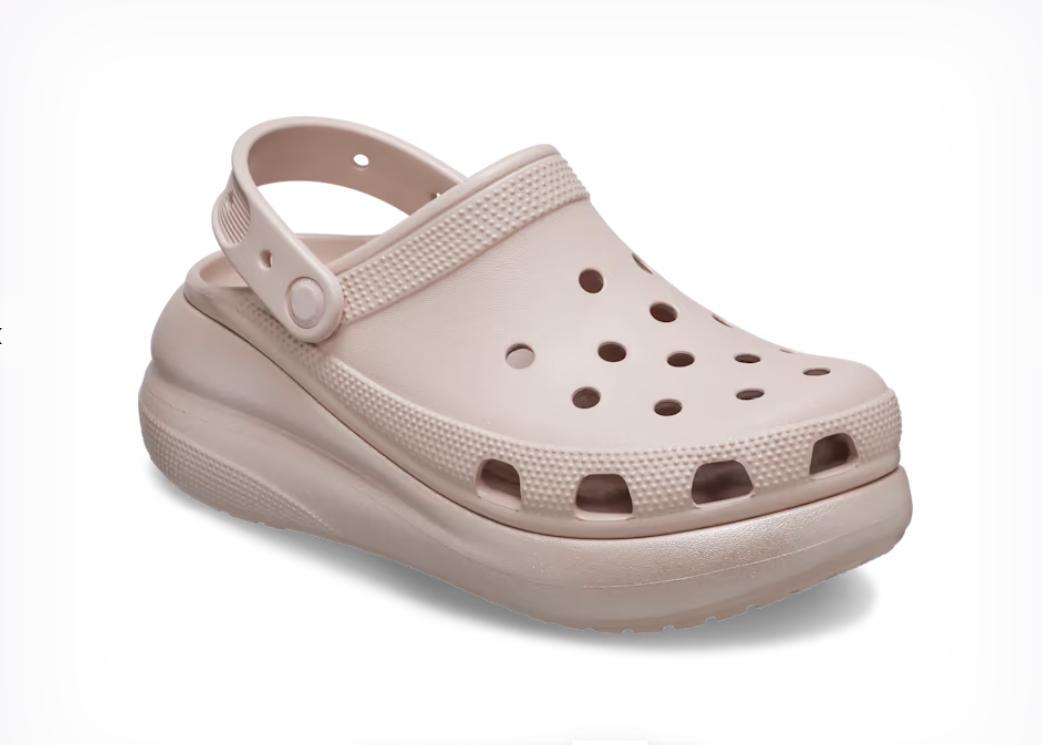 Сабо женские Crocs Crush Shimmer Clog M9W11 р. 42 27,5 см Pink Clay (208591) - фото 2