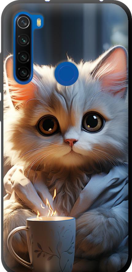 Чехол на Xiaomi Redmi Note 8T White cat (5646b-1818-42517)