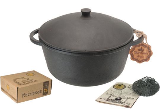 Кастрюля чугунная Maysternya с чугунной крышкой 2 л - фото 3 Кастрюля чугунная Maysternya с чугунной крышкой 2 л - фото 3