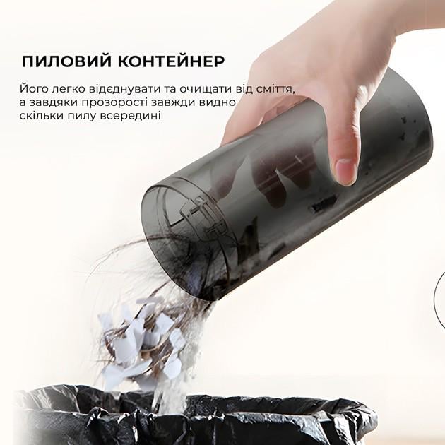 Пилосос ручний вертикальний Deerma Household Vacuum Cleaner DX-700 - фото 10